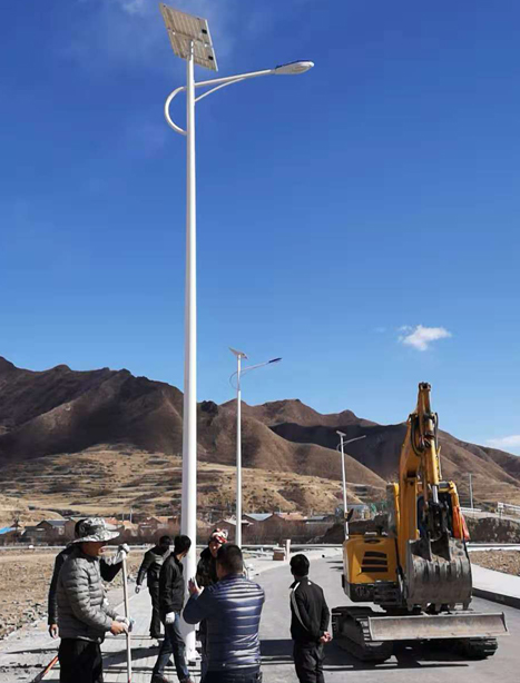 甘南碌曲10米漳县太阳能路灯项目